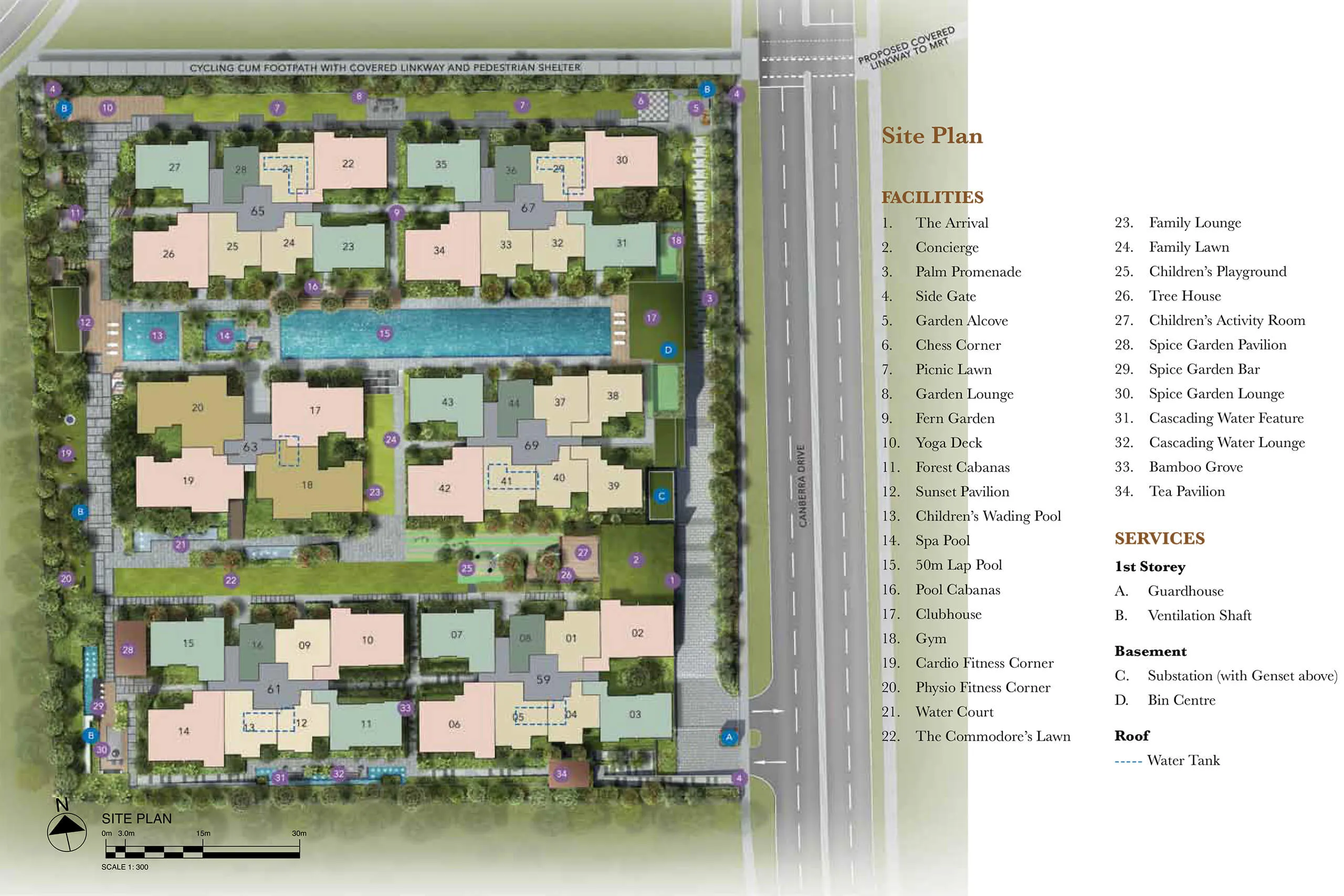 The Commodore Site Plan